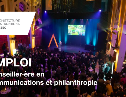 OFFRE D’EMPLOI – Conseiller·ère en communications et philanthropie